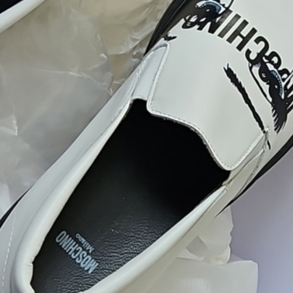 Moschino Shoes Slip On Sz 36 Us 6 Unique Crying Couture Jerry Scott N/box Women - Picture 2 of 6